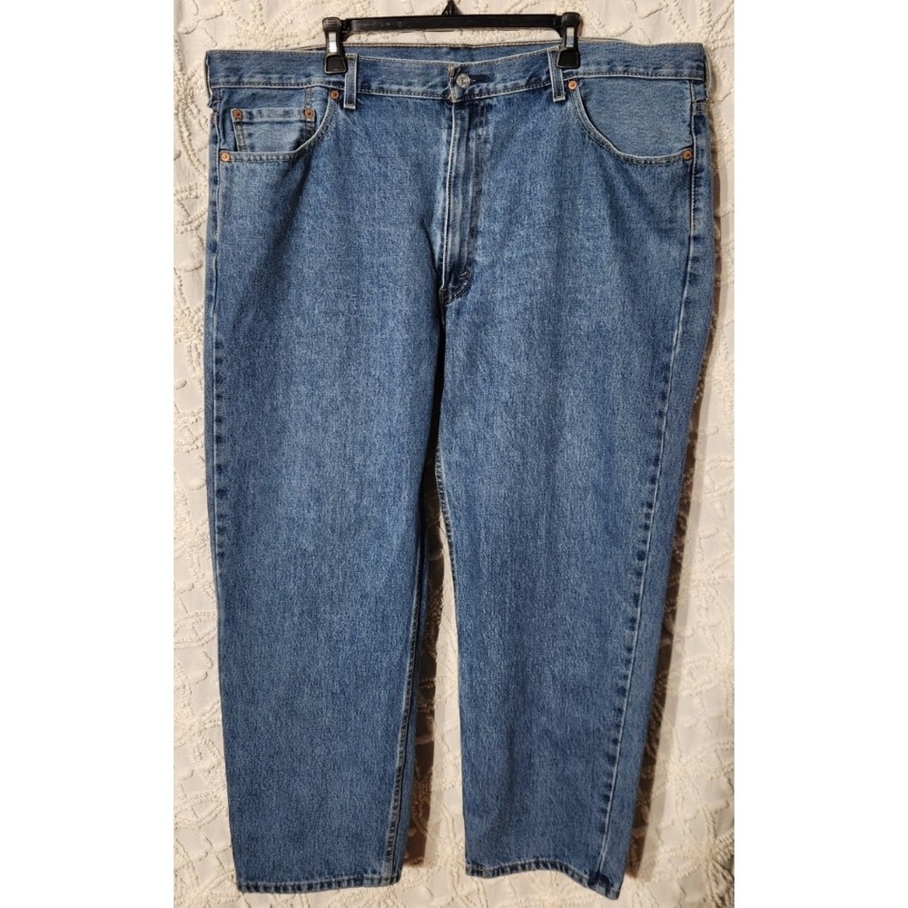 Levi's Men's 550 Jeans Size 46x30 Blue Classic Relaxed‎ Straight No Holes